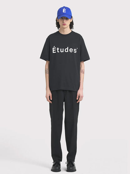 【Études - エチュード】WONDER ETUDES SS TEE / BLACK(Tシャツ/ブラック)