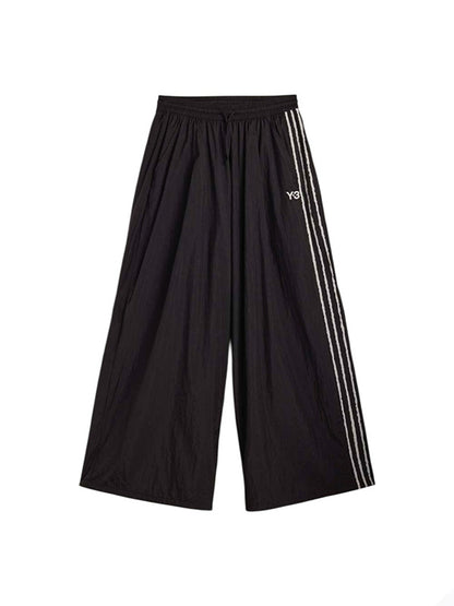 【Y-3 -ワイスリー】Y-3 RAW EDGE 3 STRIPES WIDE PANTS / BLACK(パンツ/ブラック)