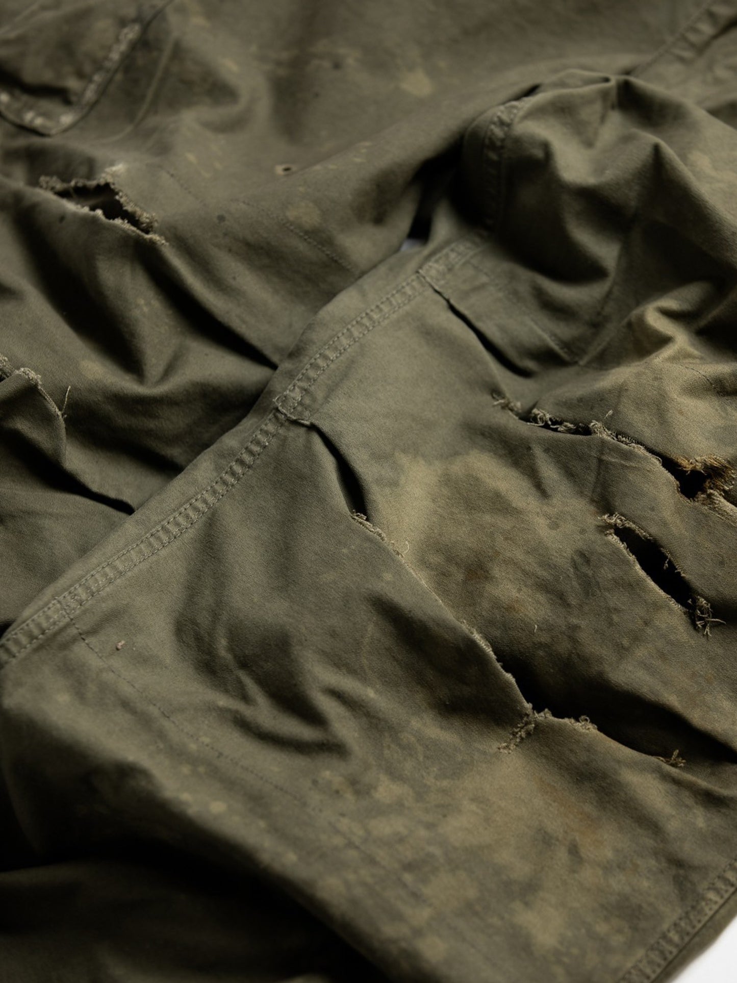 【ANACHRONORM - アナクロノーム】  AN337 M-51 DAMAGED FIELD CARGO PANTS / OLIVE (パンツ/オリーブ)