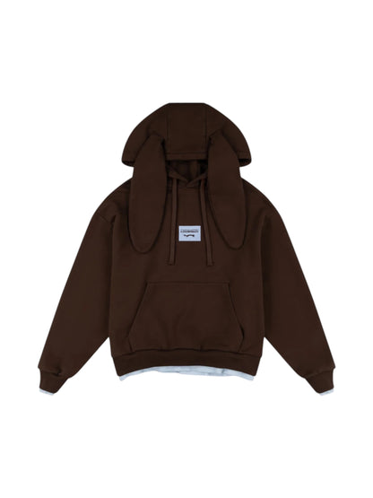 【Charles Jeffrey Loverboy - チャールズ ジェフリー ラバーボーイ】RABBIT EARS HOODY / Brown (フーディー/ブラウン)
