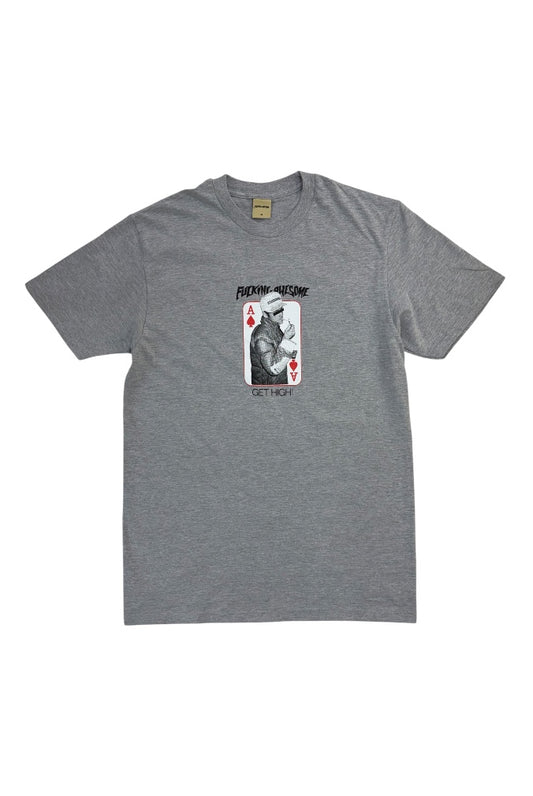 【Fucking Awesome- ファッキングオーサム】FA X Independent Get High Tee / Ash Heather（Tシャツ/アッシュヘザー)