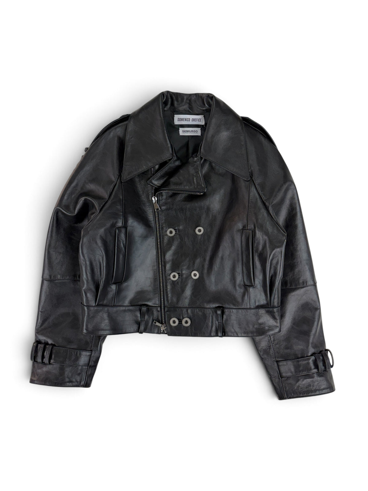 【DOMENICO OREFICE - ドメニコオレフィーチェ】BIKER JACKET / BLACK (ジャケット/ブラック)