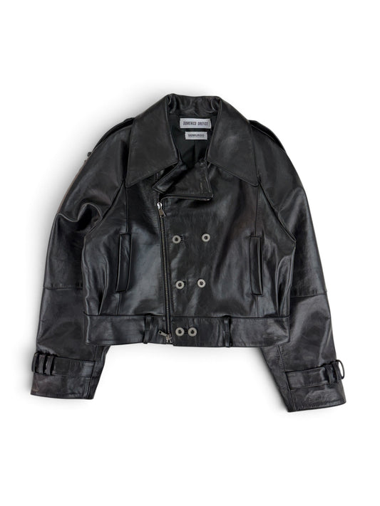 【DOMENICO OREFICE - ドメニコオレフィーチェ】BIKER JACKET / BLACK (ジャケット/ブラック)