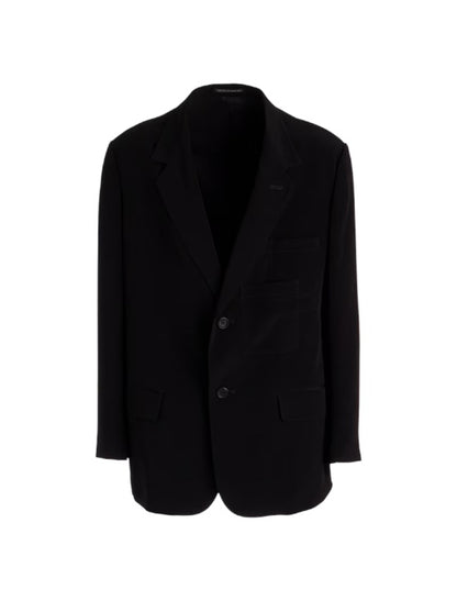 【Y's for men - ワイズフォーメン】TA TUXEDO LAYERED-POCKET JACKET / BLACK (ジャケット/ブラック)