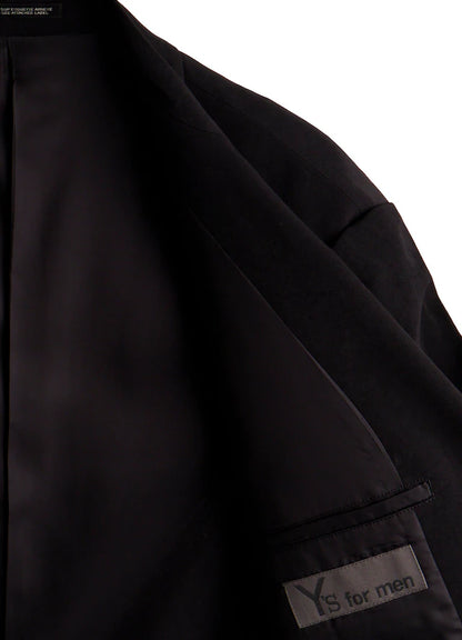 【Y's for men - ワイズフォーメン】TA TUXEDO LAYERED-POCKET JACKET / BLACK (ジャケット/ブラック)