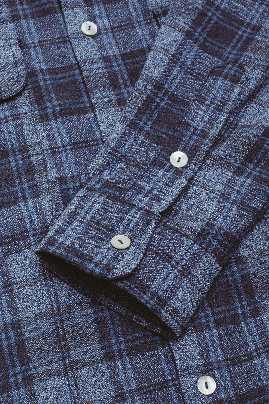 【Fucking Awesome- ファッキングオーサム】BRUCE'S FLANNEL / BLACK NAVY（シャツ/ブラックネイビー)