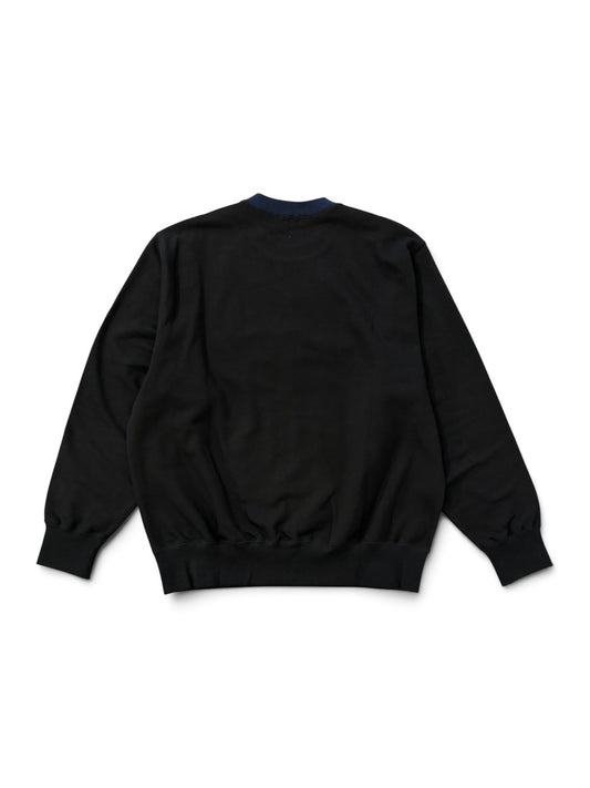 【kolor BEACON - カラー ビーコン】26WBM-T01231-08 Tops  / BLACK (スウェット/ブラック）