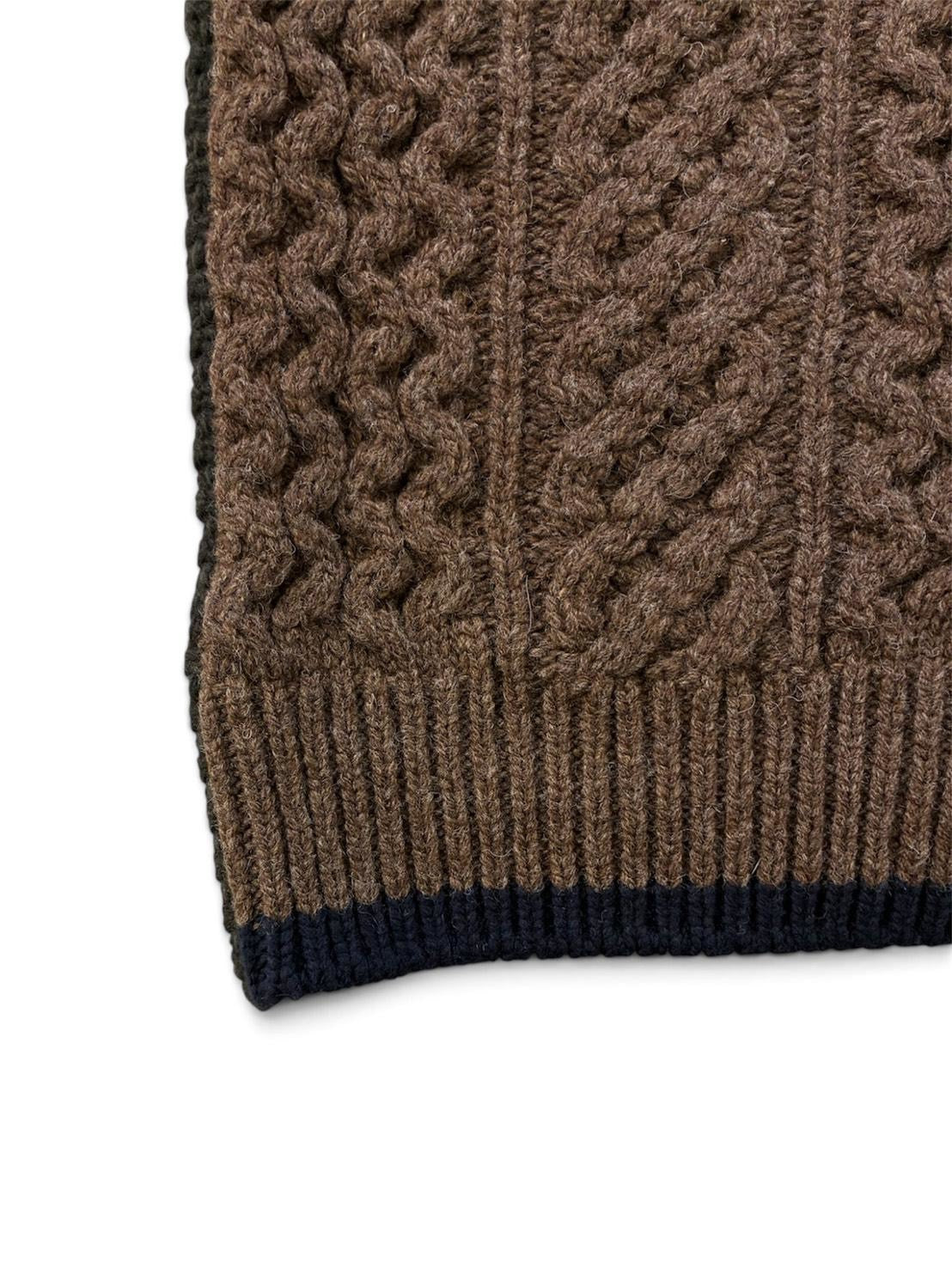 【kolor BEACON - カラー ビーコン】26WBM-N01331-48 Knit  / BLACK (ニット/ブラック）