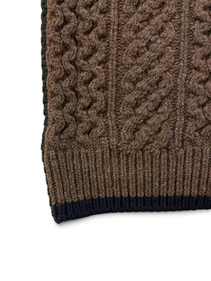 【kolor BEACON - カラー ビーコン】26WBM-N01331-48 Knit  / BLACK (ニット/ブラック）