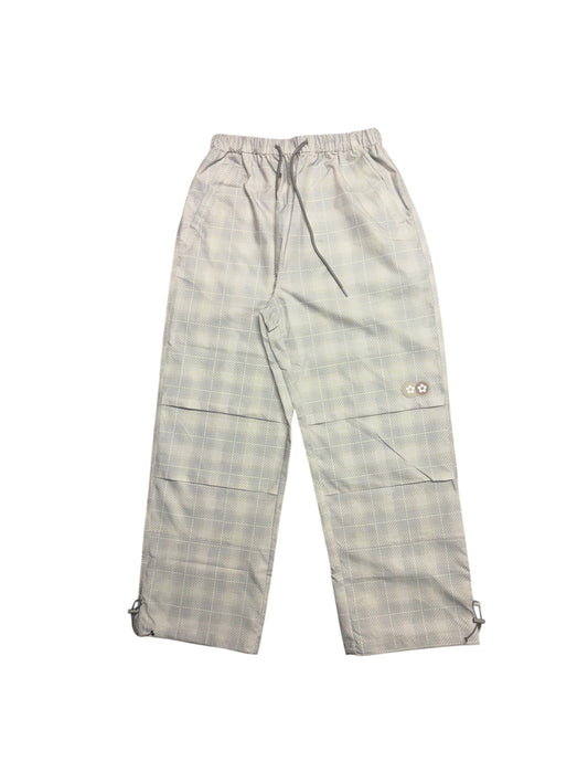 【VANDY THE PINK - ヴァンディー・ザ・ピンク】PLAID WINDBREAKER PANTS / CREAM (パンツ/クリーム)