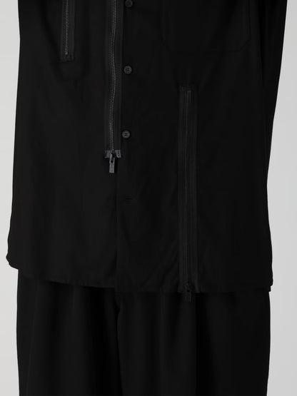 【Y's for men - ワイズフォーメン】REMAKE SHIRT TYPE 4 / BLACK (ジャケット/ブラック)