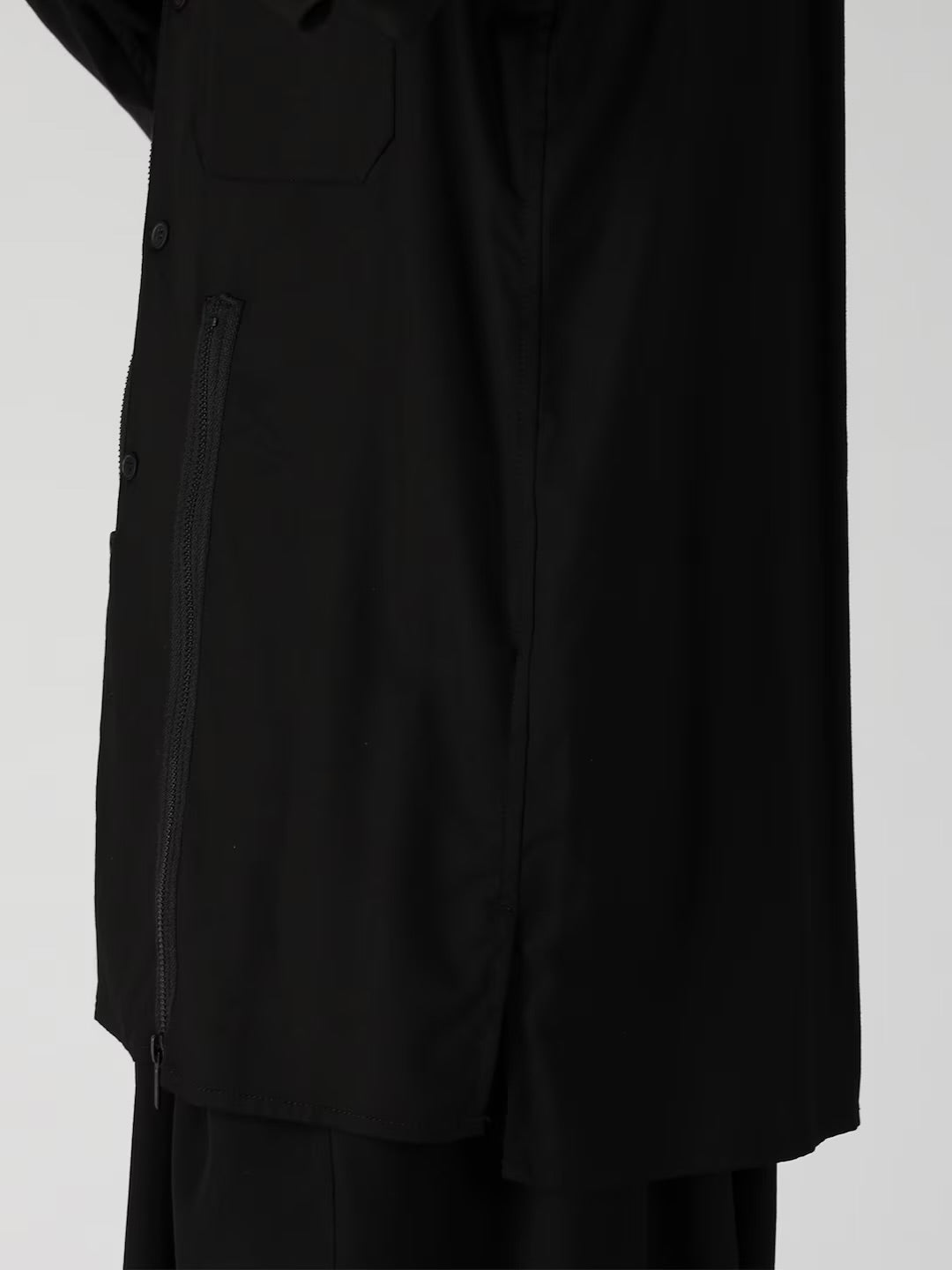【Y's for men - ワイズフォーメン】REMAKE SHIRT TYPE 4 / BLACK (ジャケット/ブラック)