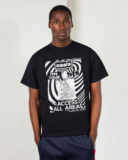 【PLEASURES - プレジャーズ】ALL ACCESS T-SHIRT / BLACK (Tシャツ/ブラック)