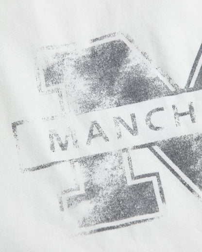 【ANACHRONORM - アナクロノーム】AN368 MANCHESTER PRINTED S/S T-S / WHITE (Tシャツ/ホワイト)