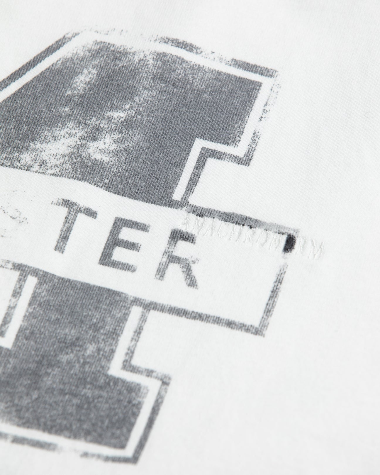 【ANACHRONORM - アナクロノーム】AN368 MANCHESTER PRINTED S/S T-S / WHITE (Tシャツ/ホワイト)