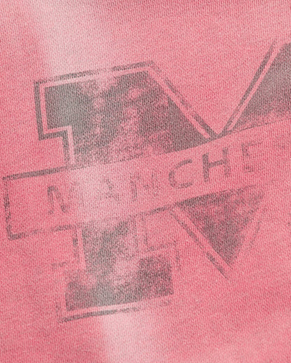 【ANACHRONORM - アナクロノーム】AN389 MANCHESTER PRINTED CUT-OFF SWEAT PARKA / RED (スウェット/レッド)