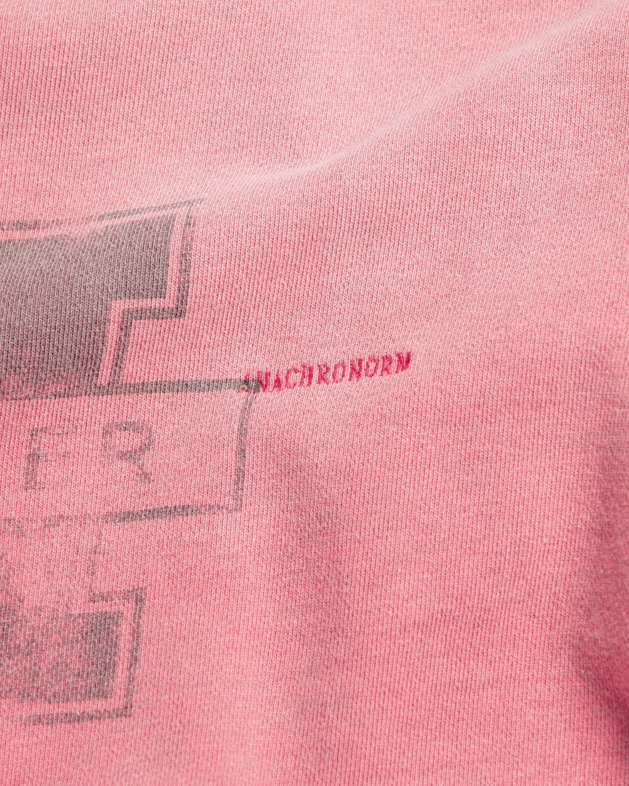 【ANACHRONORM - アナクロノーム】AN389 MANCHESTER PRINTED CUT-OFF SWEAT PARKA / RED (スウェット/レッド)