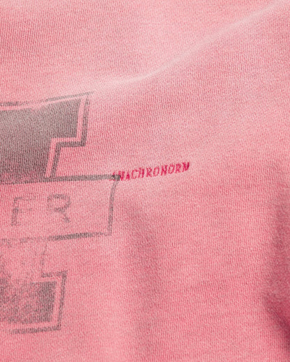 【ANACHRONORM - アナクロノーム】AN389 MANCHESTER PRINTED CUT-OFF SWEAT PARKA / RED (スウェット/レッド)