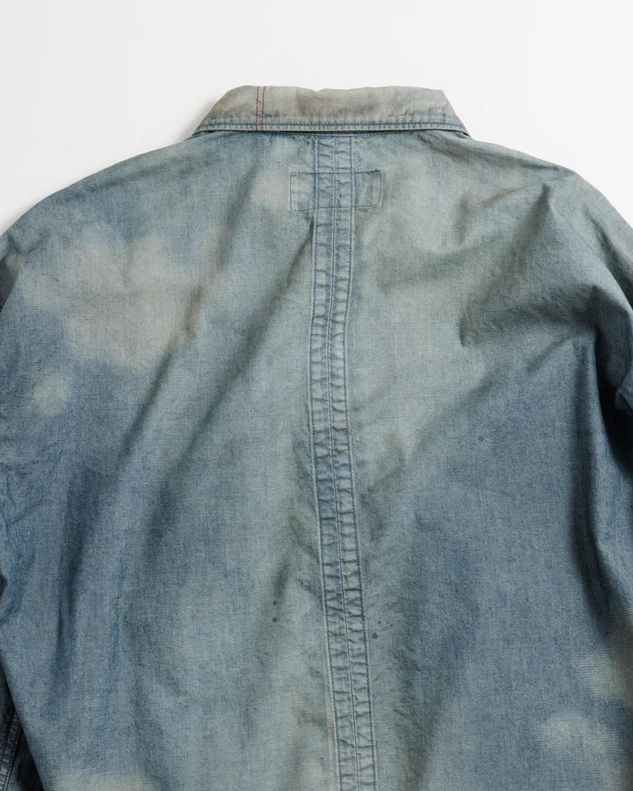 【ANACHRONORM - アナクロノーム】CHAMBRAY REMAKED FATIGUE JACKET / INDIGO (ジャケット/インディゴ)