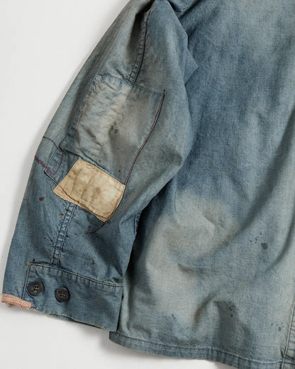 【ANACHRONORM - アナクロノーム】CHAMBRAY REMAKED FATIGUE JACKET / INDIGO (ジャケット/インディゴ)