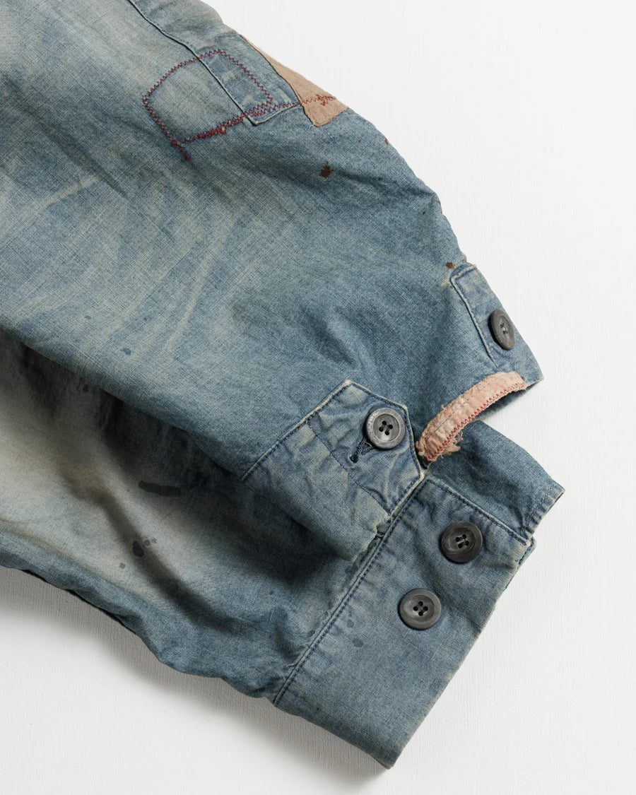 【ANACHRONORM - アナクロノーム】CHAMBRAY REMAKED FATIGUE JACKET / INDIGO (ジャケット/インディゴ)