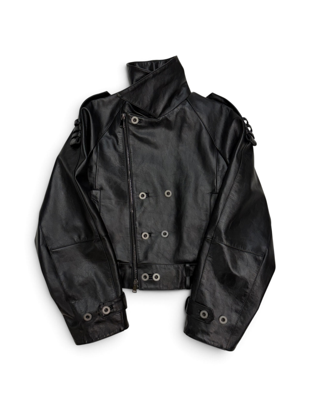 【DOMENICO OREFICE - ドメニコオレフィーチェ】BIKER JACKET / BLACK (ジャケット/ブラック)