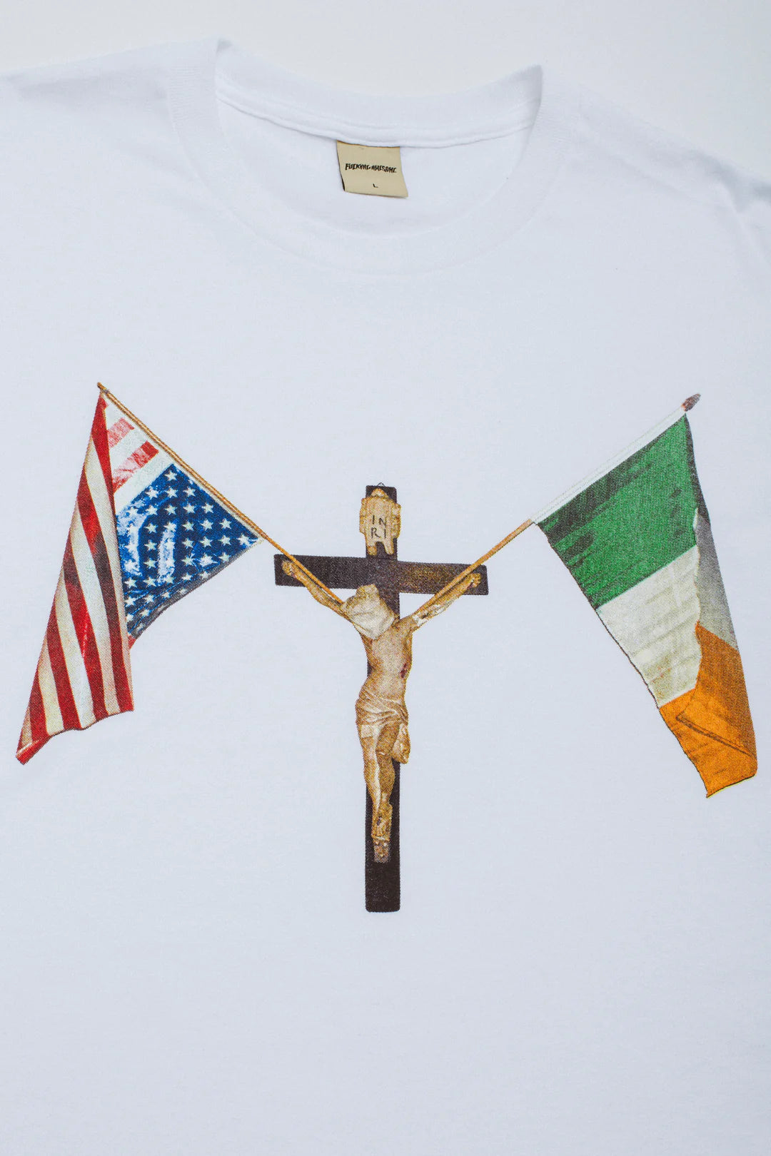 【Fucking Awesome- ファッキングオーサム】STATE OF GRACE TEE /  WHITE（Tシャツ/ホワイト)