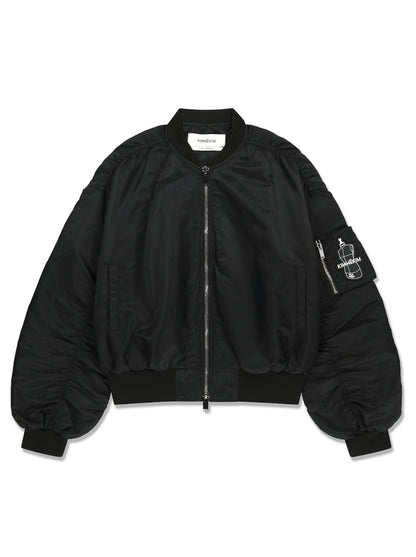 【KIMHEKIM - キムヘキム】ALTEIER KIMHEKIM BOMBER JACKET  / BLACK (ジャケット/ブラック)
