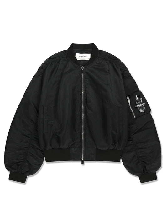 【KIMHEKIM - キムヘキム】ALTEIER KIMHEKIM BOMBER JACKET  / BLACK (ジャケット/ブラック)