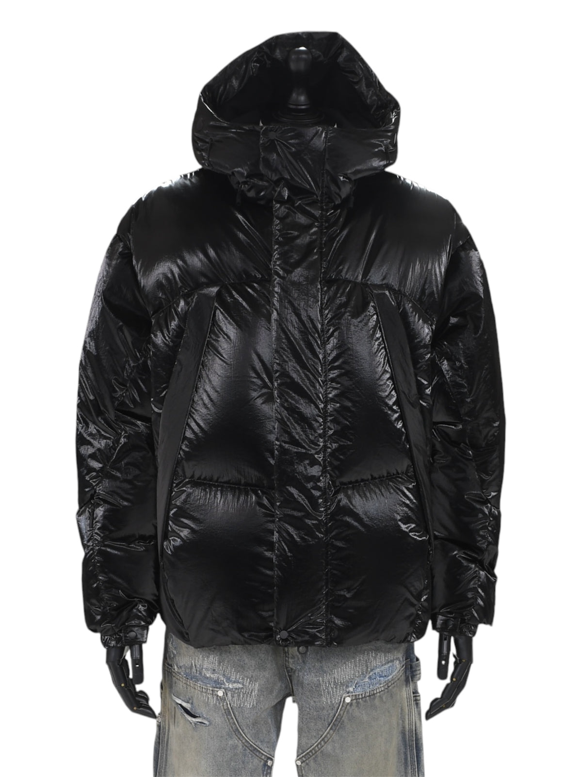 【JG1 - ジェージーワン】MAG-4 Down Jacket / liquid black （ダウンジャケット/ブラック)