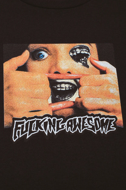 【Fucking Awesome- ファッキングオーサム】BRACE FACE TEE /  BLACK（Tシャツ/ブラック)