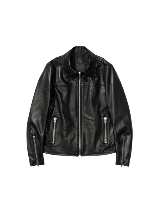 【A LEATHER - エーレザー】Roadster Jacket/ Black Luxe(ジャケット/ブラック)