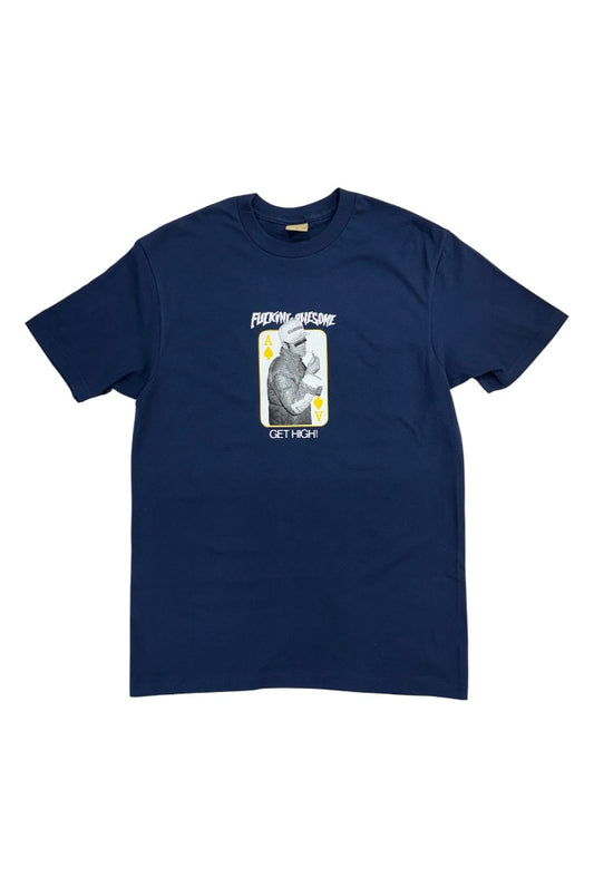 【Fucking Awesome- ファッキングオーサム】FA X Independent Get High Tee / NAVY（Tシャツ/ネイビー)