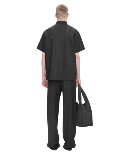 【HELIOT EMIL  - エリオットエミル】ALSORAN SS SHIRT / BLACK (シャツ/ブラック)