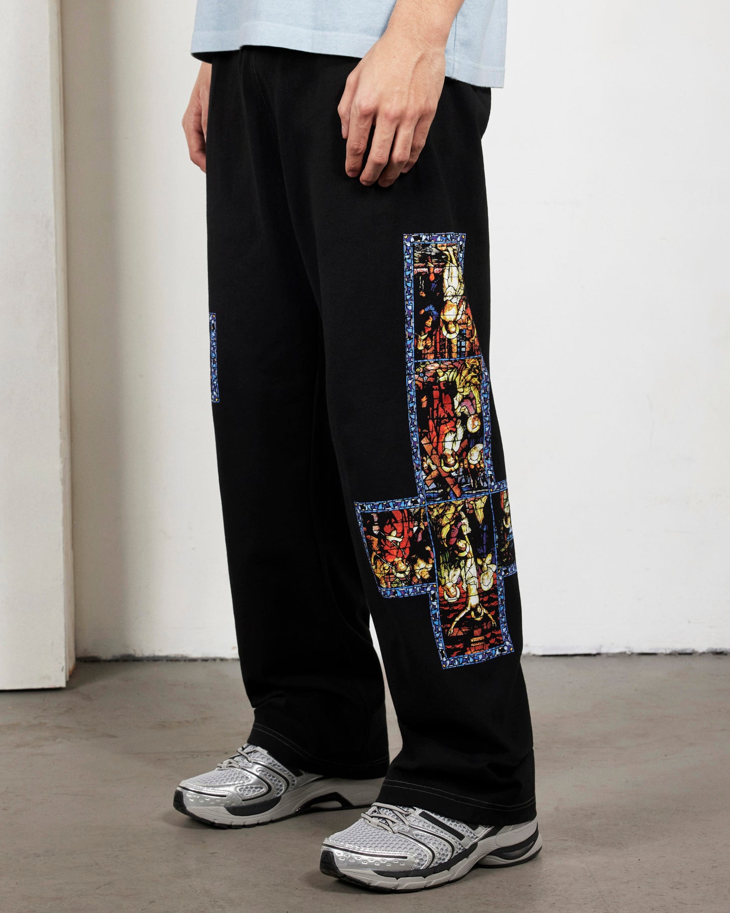 【PLEASURES - プレジャーズ】BLASPHEMY COTTON PANTS / BLACK (パンツ/ブラック)