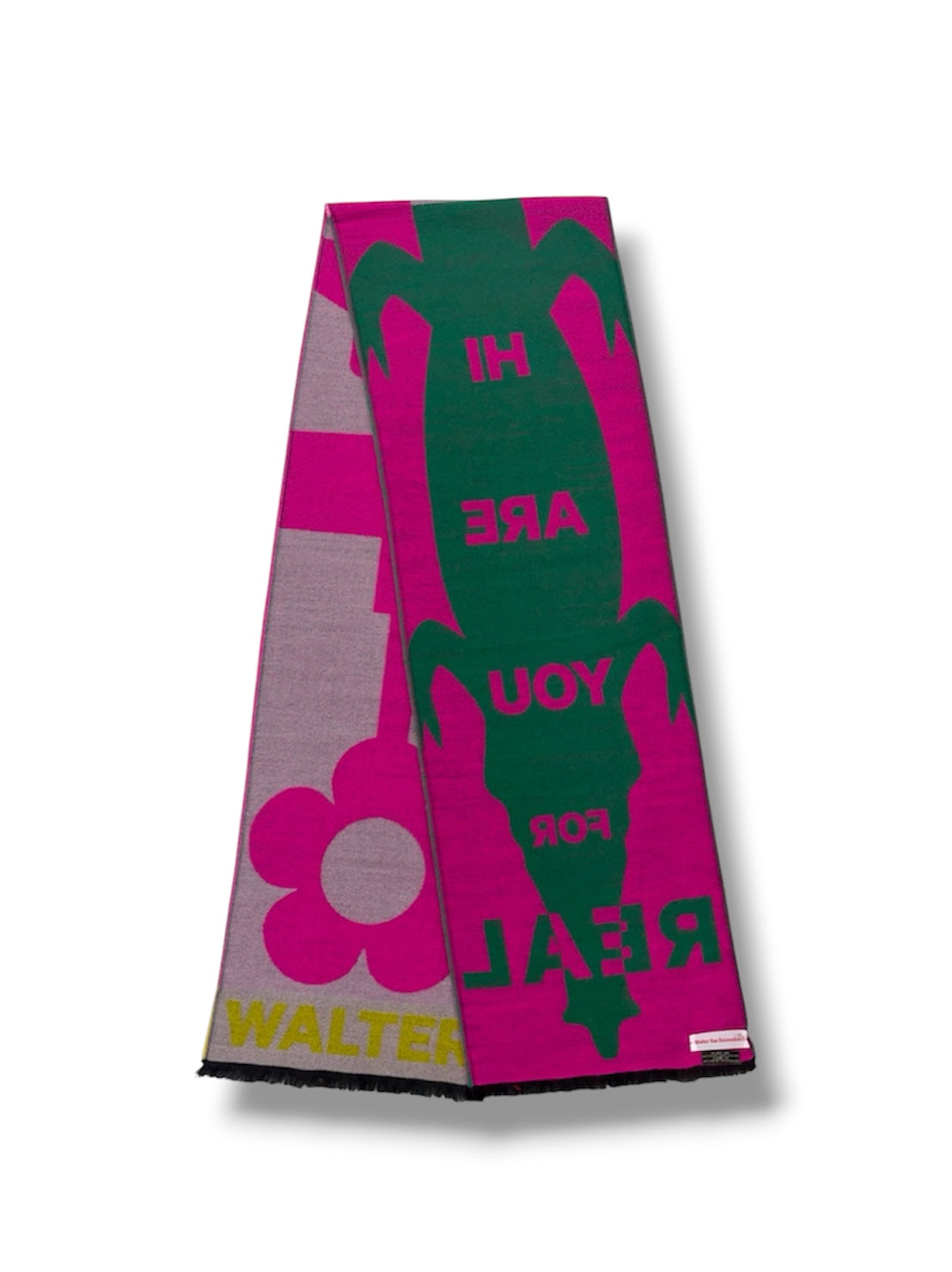 【Walter Van Beirendonck - ウォルターヴァンベイレンドンク】Scare crow scarf Single / Pink  (スカーフ/ピンク)