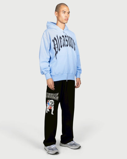 【PLEASURES - プレジャーズ】TWITCH ZIP HOODIE / BLUE (フーディー/ブルー)