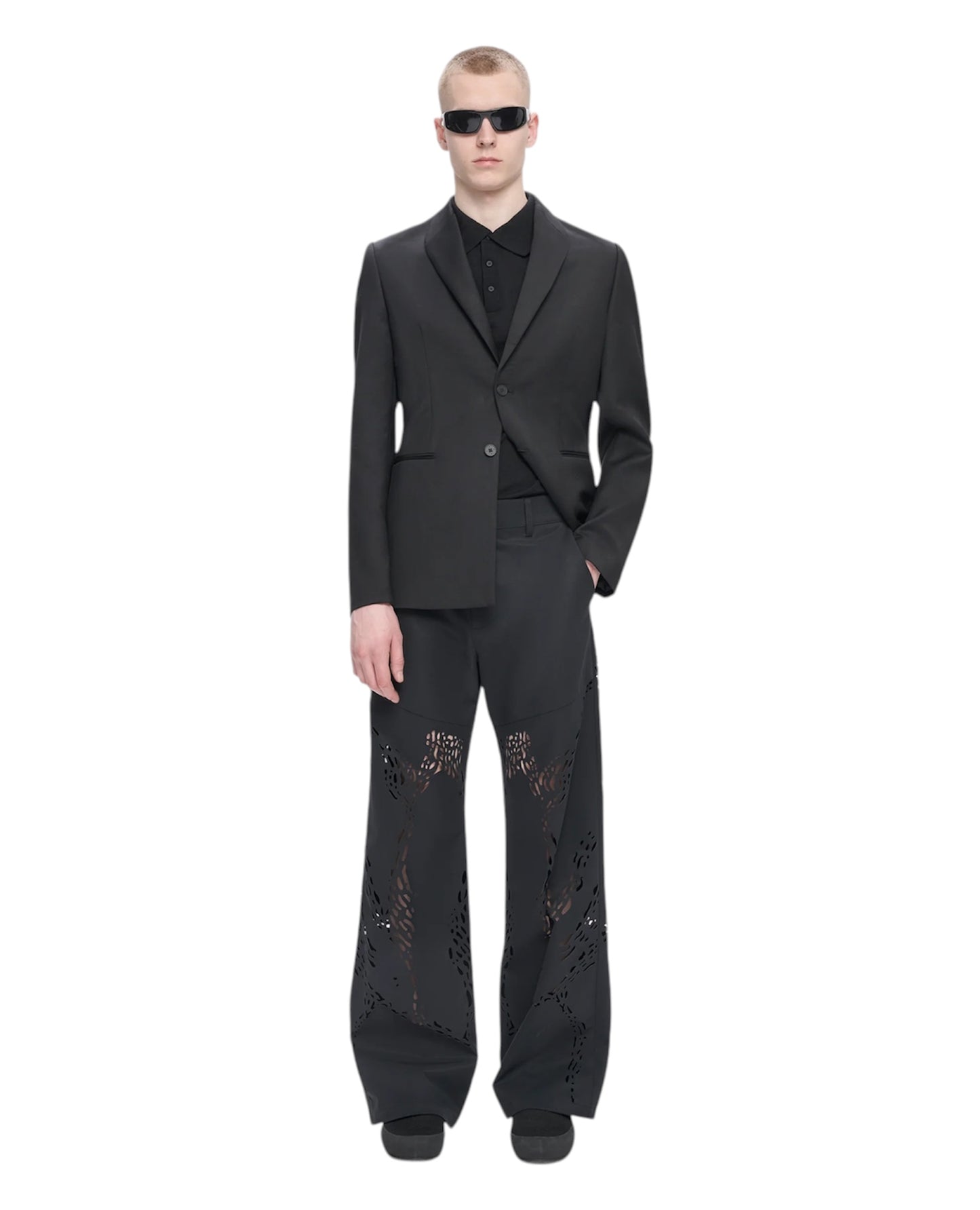 【HELIOT EMIL  - エリオットエミル】ROAN TROUSERS / BLACK (パンツ/ブラック)