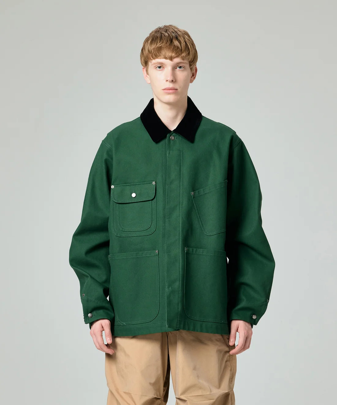 【PHENIX - フェニックス】AERO STILL CHORE COAT /GREEN (ジャケット/グリーン)