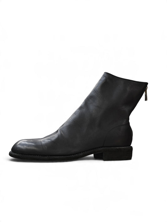 【GUIDI - グイディ】986 HORSE FULL GRAIN BACK ZIP BOOTS / BLACK (ブーツ/ブラック)
