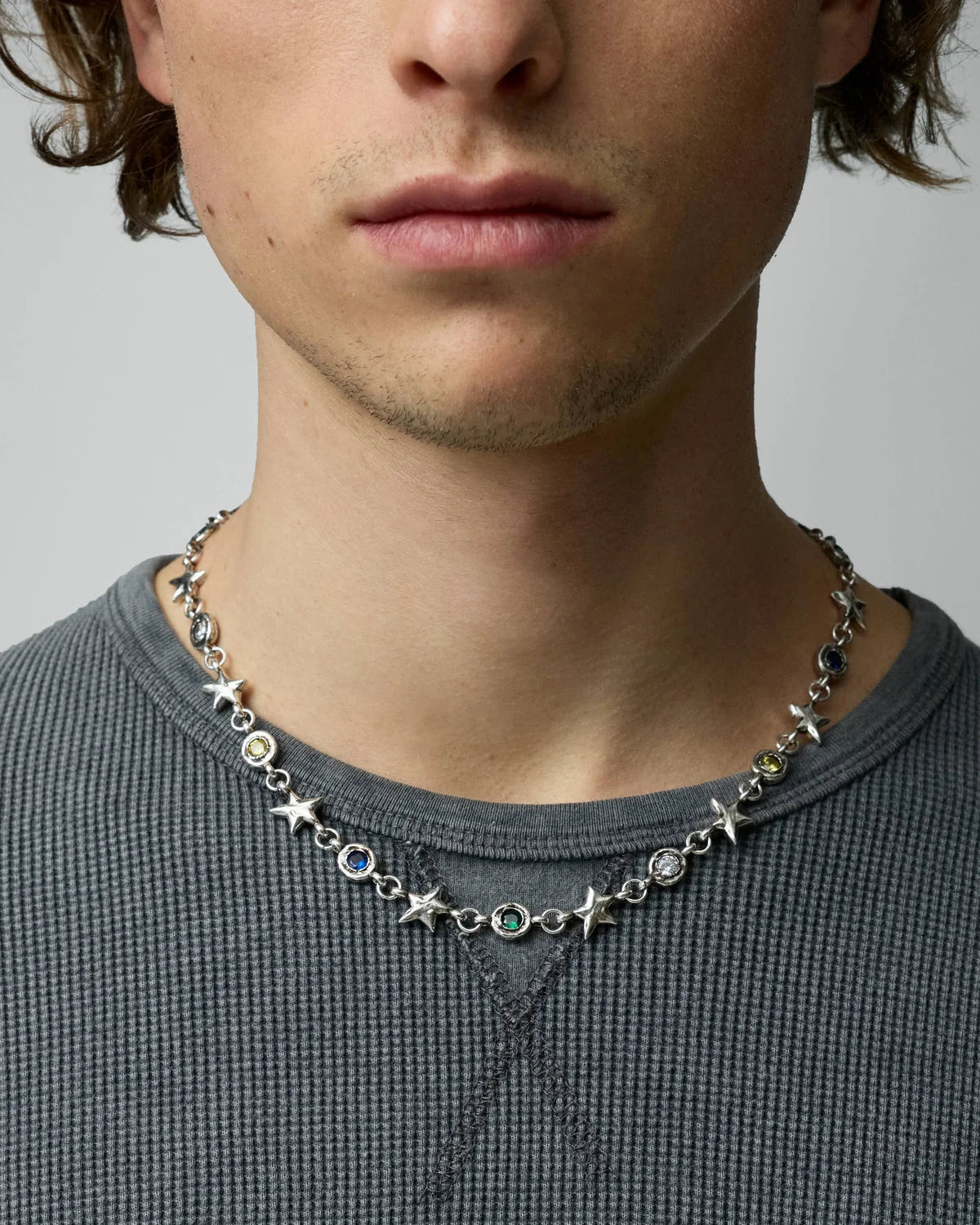【TWO JEYS  - トゥージェイズ】MULTICOLOR SQUADRA NECKLACE / MULTI (アクセサリー/マルチ)