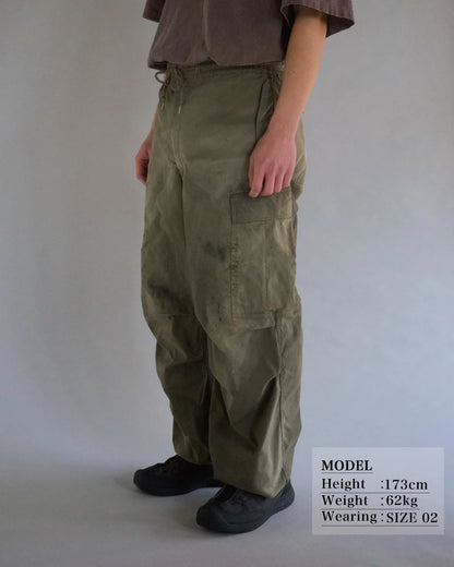 【ANACHRONORM - アナクロノーム】FADED CARGO EASY PANTS / OLIVE (パンツ/オリーブ)