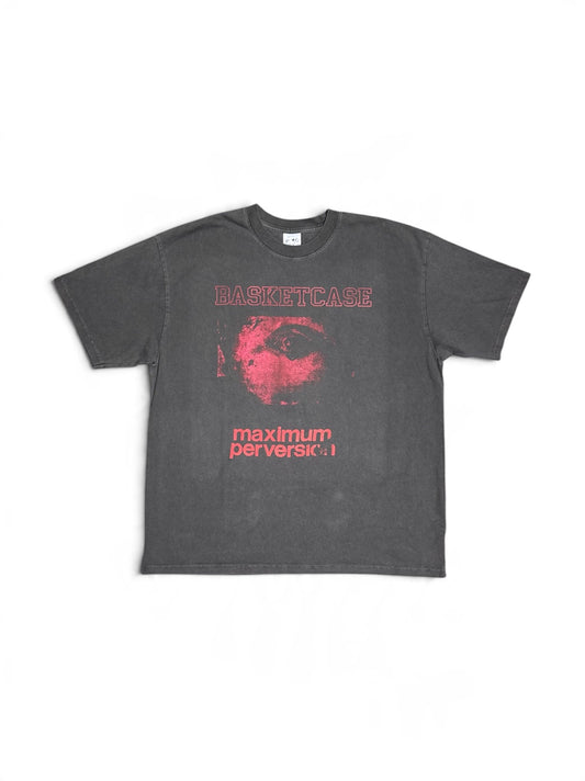 【BASKETCASE  - バスケットケース】CRUTCH TEE / VINTAGE BLACK (Tシャツ/ブラック)