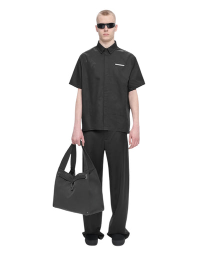 【HELIOT EMIL  - エリオットエミル】ALSORAN SS SHIRT / BLACK (シャツ/ブラック)