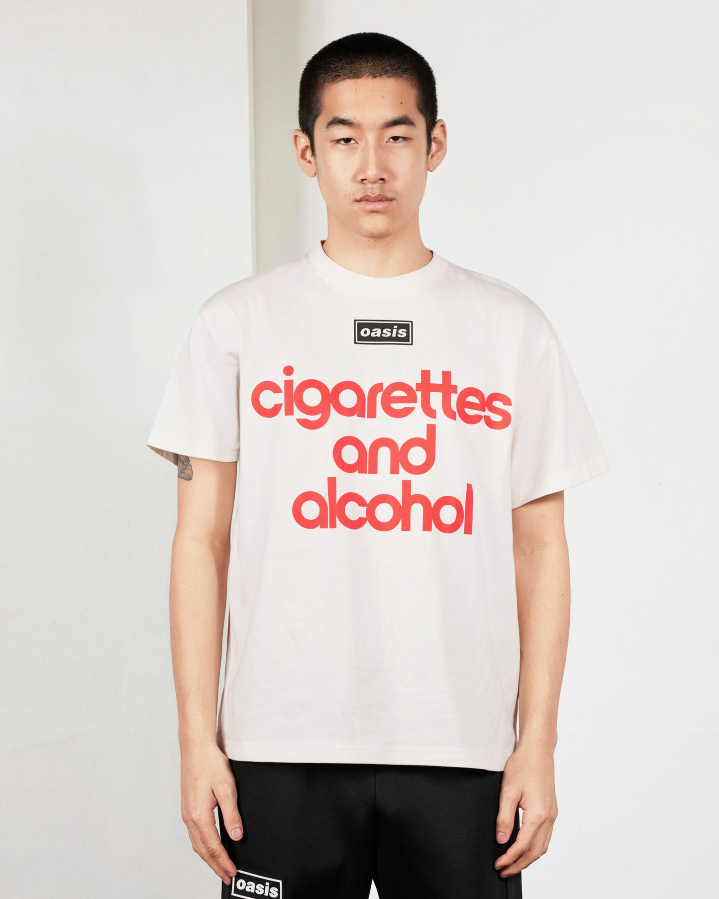 【PLEASURES - プレジャーズ】NORDIQUE T-SHIRT / VTG WHITE (Tシャツ/ヴィンテージホワイト)