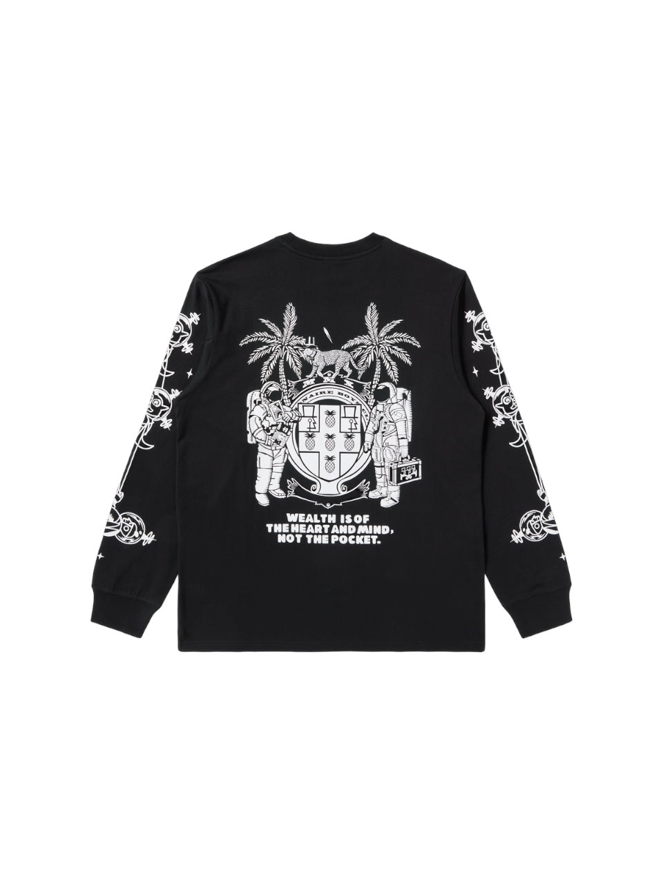 【Billionaire Boys Club-ビリオネアボーイズクラブ】 BB GRAVITY LS T-SHIRT / BLACK (ロンT/ブラック)