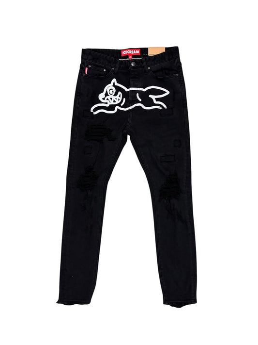 【ICE CREAM - アイスクリーム】RETURNER BLACK DENIM / BLACK (パンツ/ブラック)