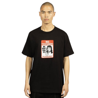 【PLEASURES - プレジャーズ】TRESPASS T-SHIRT / BLACK (Tシャツ/ブラック)