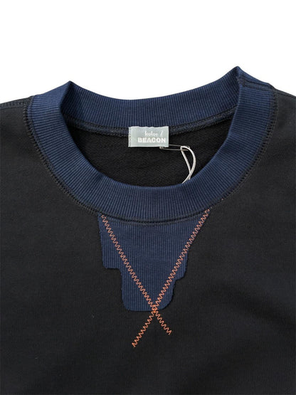 【kolor BEACON - カラー ビーコン】26WBM-T01231-08 Tops  / BLACK (スウェット/ブラック）