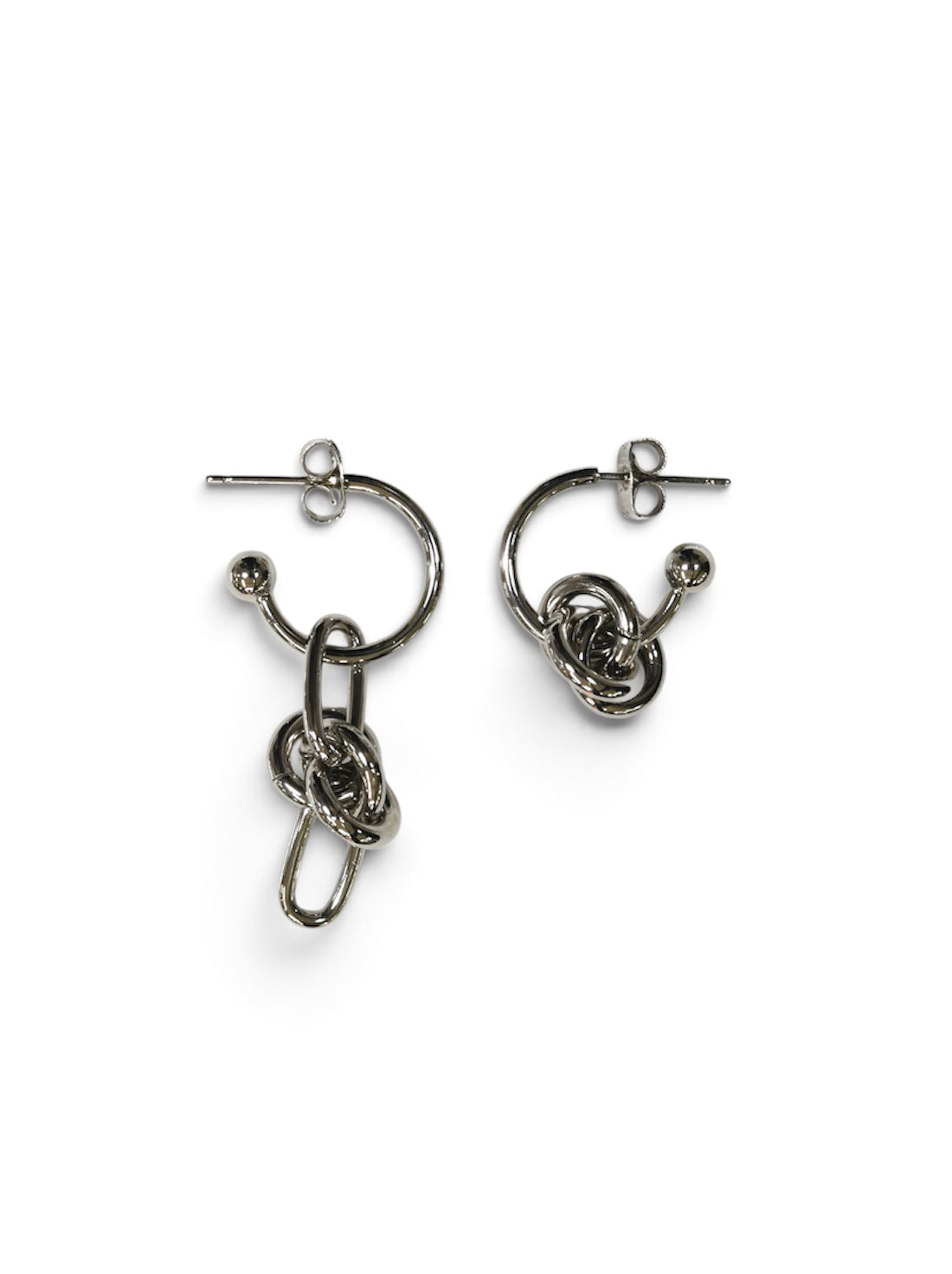 【JUSTINE CLENQUET- ジュスティーヌクランケ】DARIA EARRINGS (ピアス/シルバー)